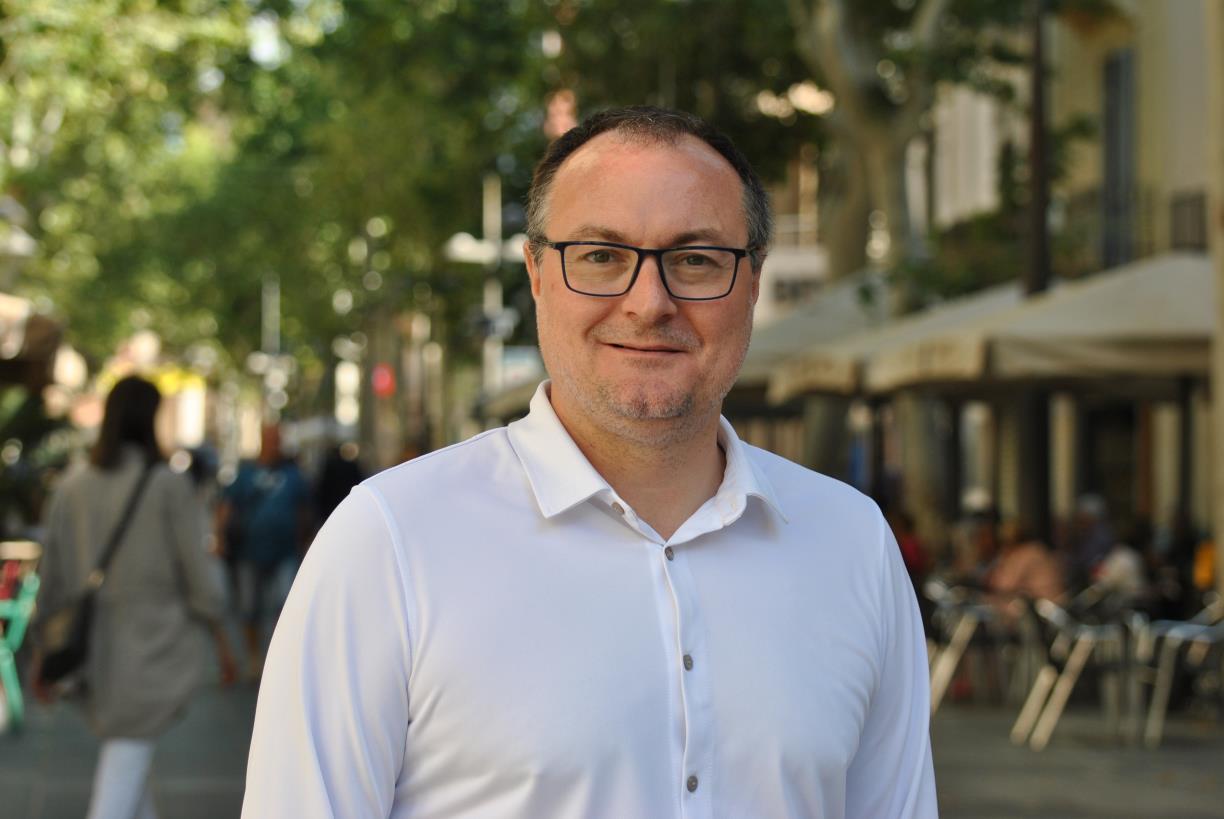 Juan Luis Ruiz López, alcalde de Vilanova i la Geltrú. Ajuntament de Vilanova