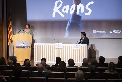 La consellera Romero defensa a Vilafranca del Penedès el nou model de finançament. Generalitat de Catalunya