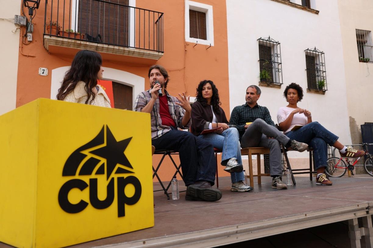 La CUP reivindica la importància dels municipis per a la transformació social en un acte a Vilanova i la Geltrú. ACN