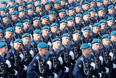 La desfilada del Dia de la Victòria a la Plaça Roja de Moscou . Telesur