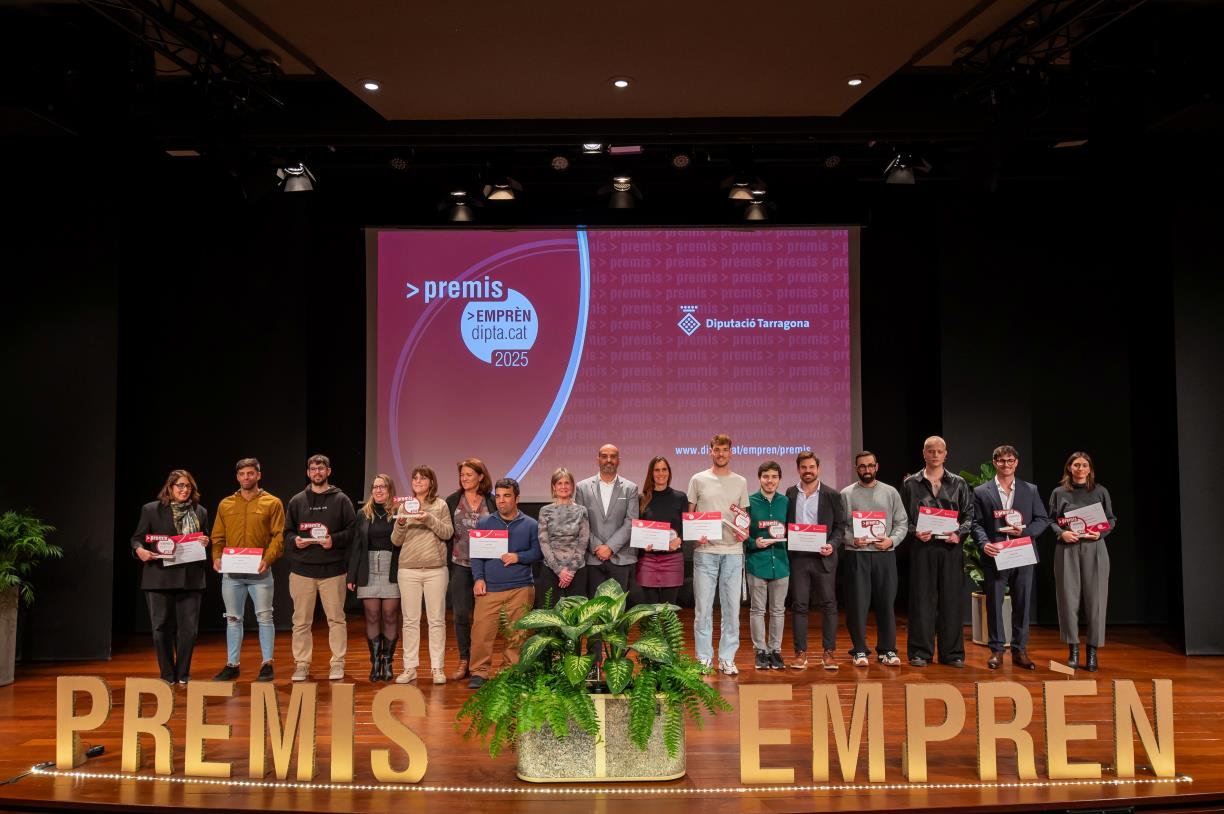 La Diputació convoca una nova edició dels Premis Emprèn per a impulsar projectes empresarials nascuts a Tarragona. Diputació de Tarragona