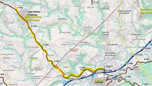 La Diputació elimina temporalment la restricció de vehicles pesants a la BV-2249 per minimitzar les afectacions del tall de l’AP-7. Diputació de Barce