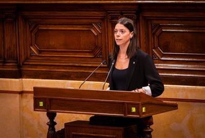 La diputada penedesenca de Junts, Montse Ortiz. Junts