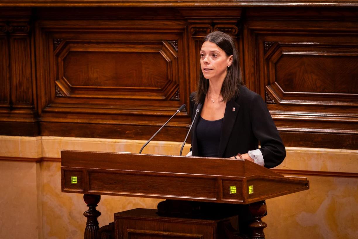 La diputada penedesenca de Junts, Montse Ortiz. Junts