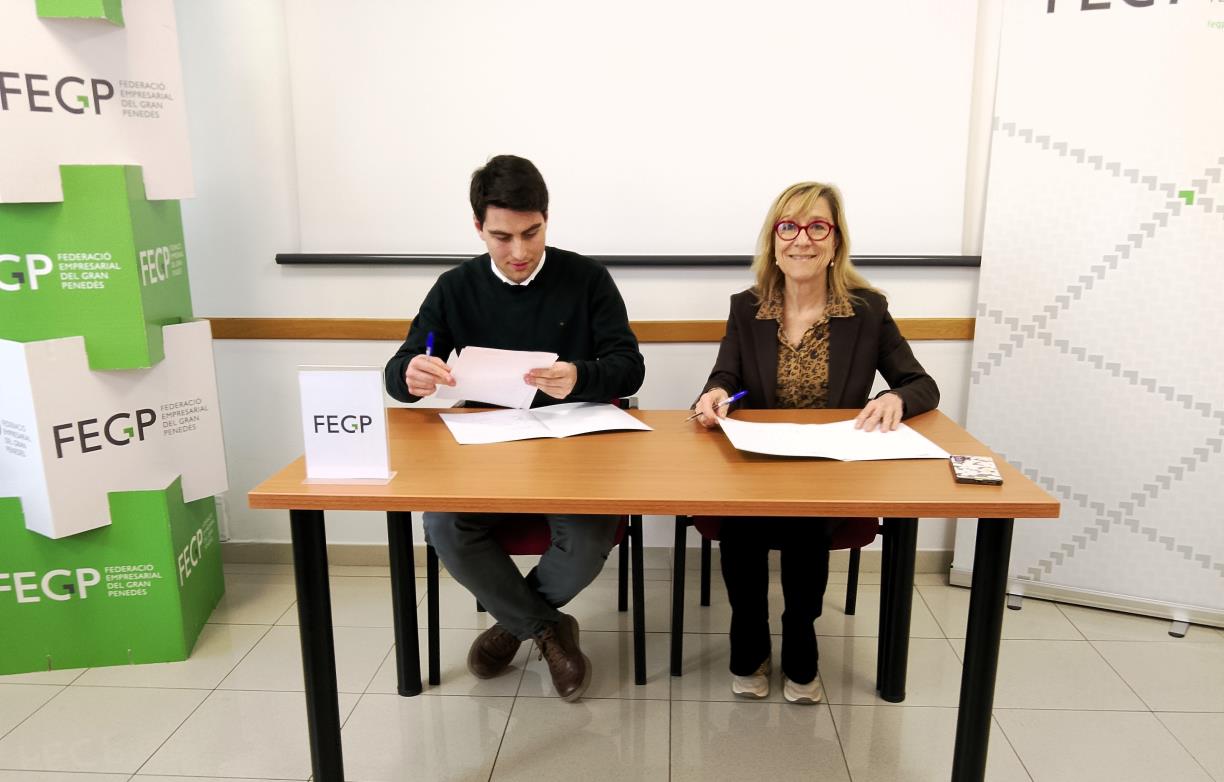 La FEGP i Marlex signen un conveni per impulsar el talent i la col·laboració empresarial al Penedès i el Garraf. FEGP