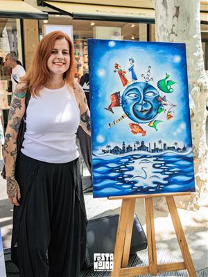 La Festa Major de Vilanova i la Geltrú ja té cartell: l'obra de Núria Fortuny anuncia l'edició d'enguany