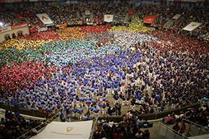La final del Concurs de Castells de Tarragona s'endarrereix a la tarda de diumenge pel risc de pluges torrencials. ACN