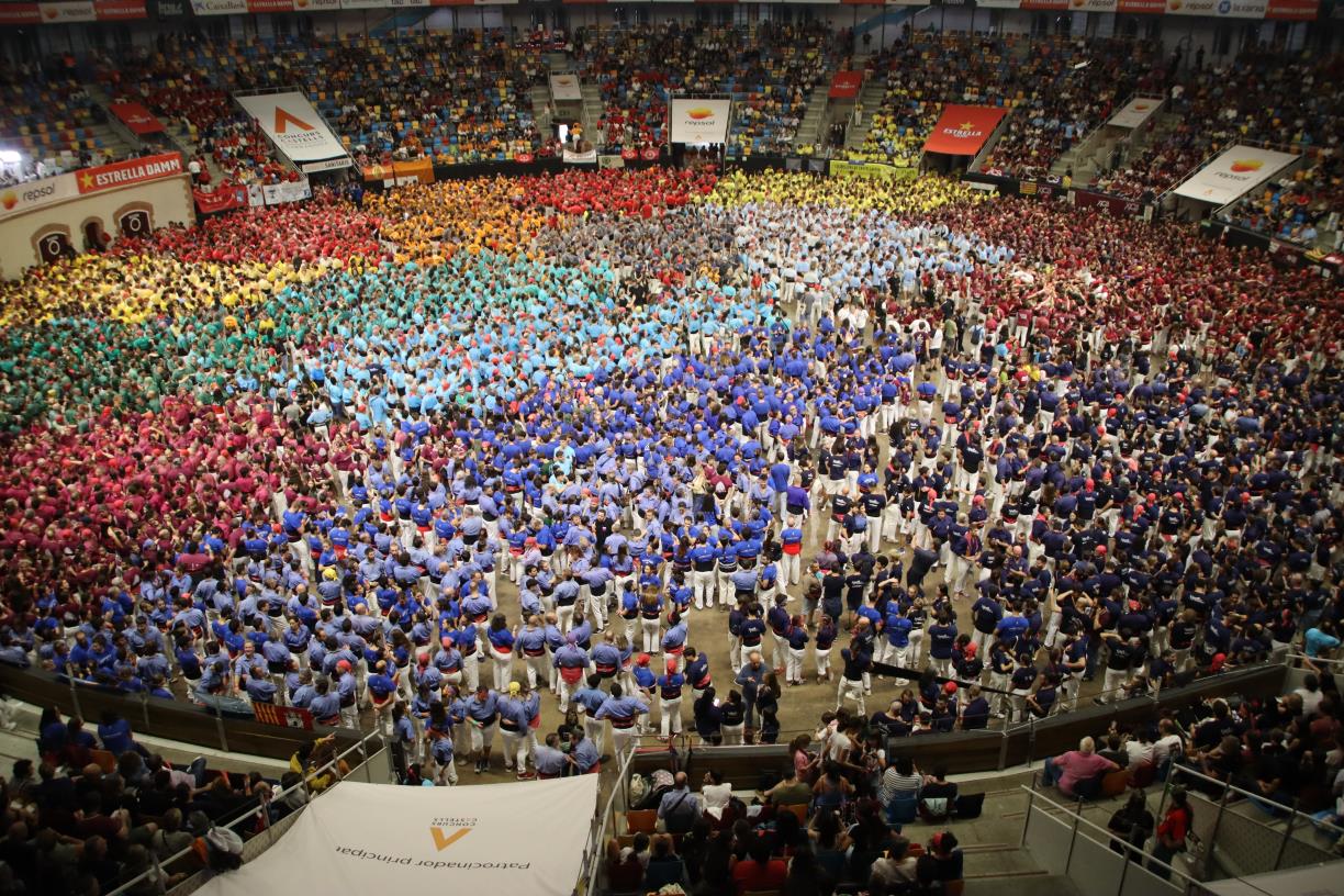 La final del Concurs de Castells de Tarragona s'endarrereix a la tarda de diumenge pel risc de pluges torrencials. ACN
