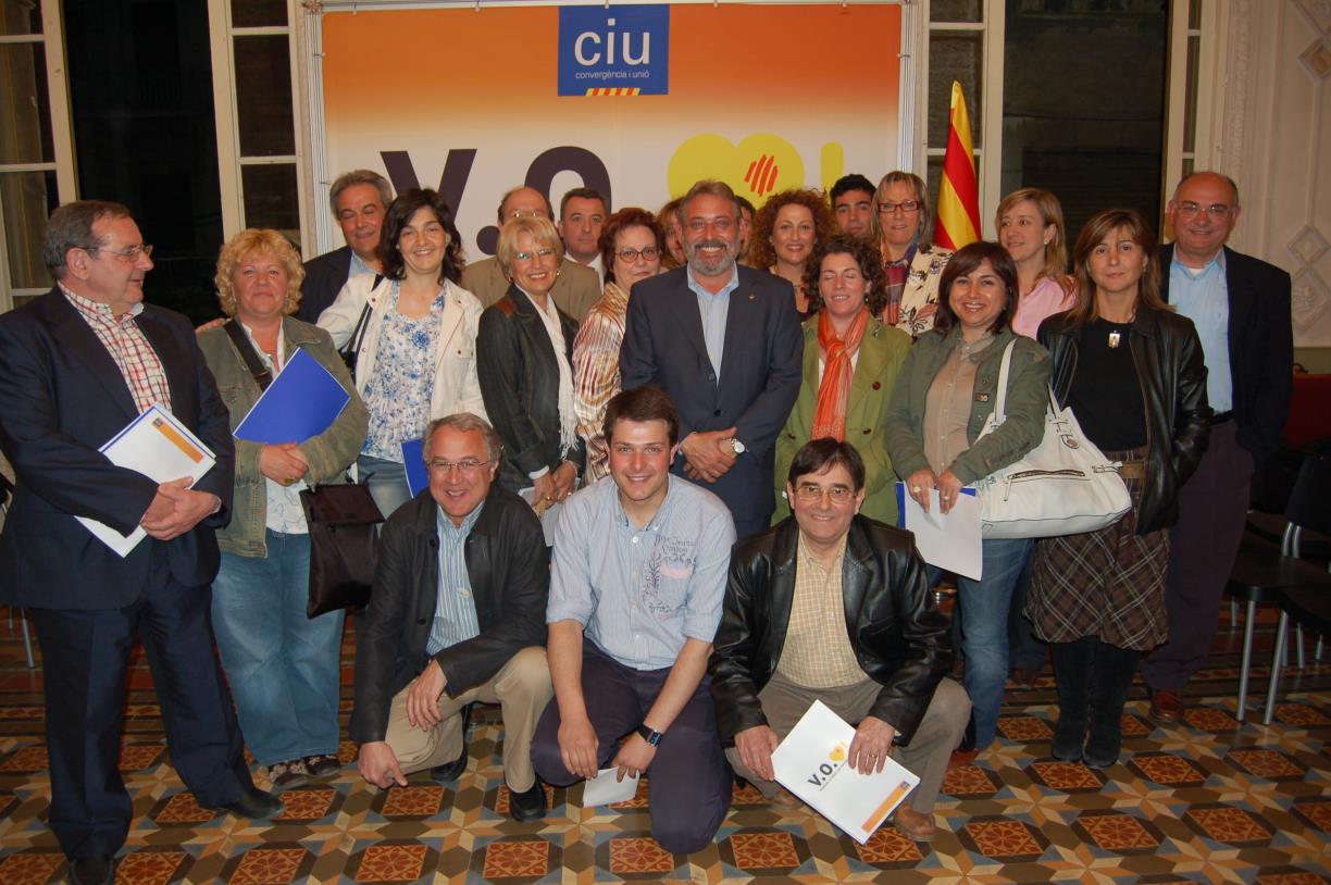 La formació de CiU que encapçalava l'Esteve i on el Gerard Figueras va començar la seva trajectòria política. Eix