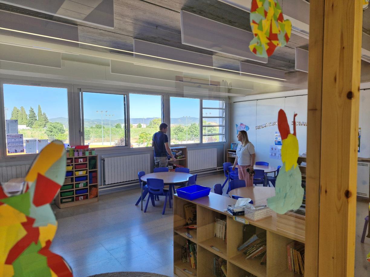 La Granada aconsegueix el compromís de la Generalitat per climatitzar l’escola Jacint Verdaguer . Ajuntament de La Granada