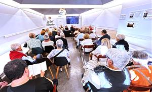 La història de Ricard Mestre omple la sala de La Unió en una tertúlia sobre memòria i Guerra Civil
