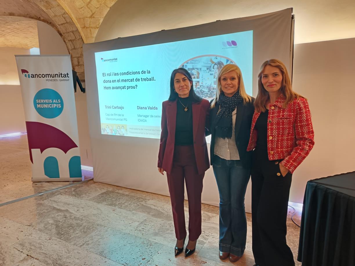 La Mancomunitat Penedès-Garraf analitza els nous escenaris laborals per a les dones. Mancomunitat