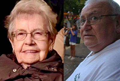 La Mercè de Cal Blanch i en Noni de Cal Federal . Eix