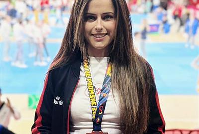 La mestra de l’escola CHOIS Vilanova, Patricia Rubio. Eix