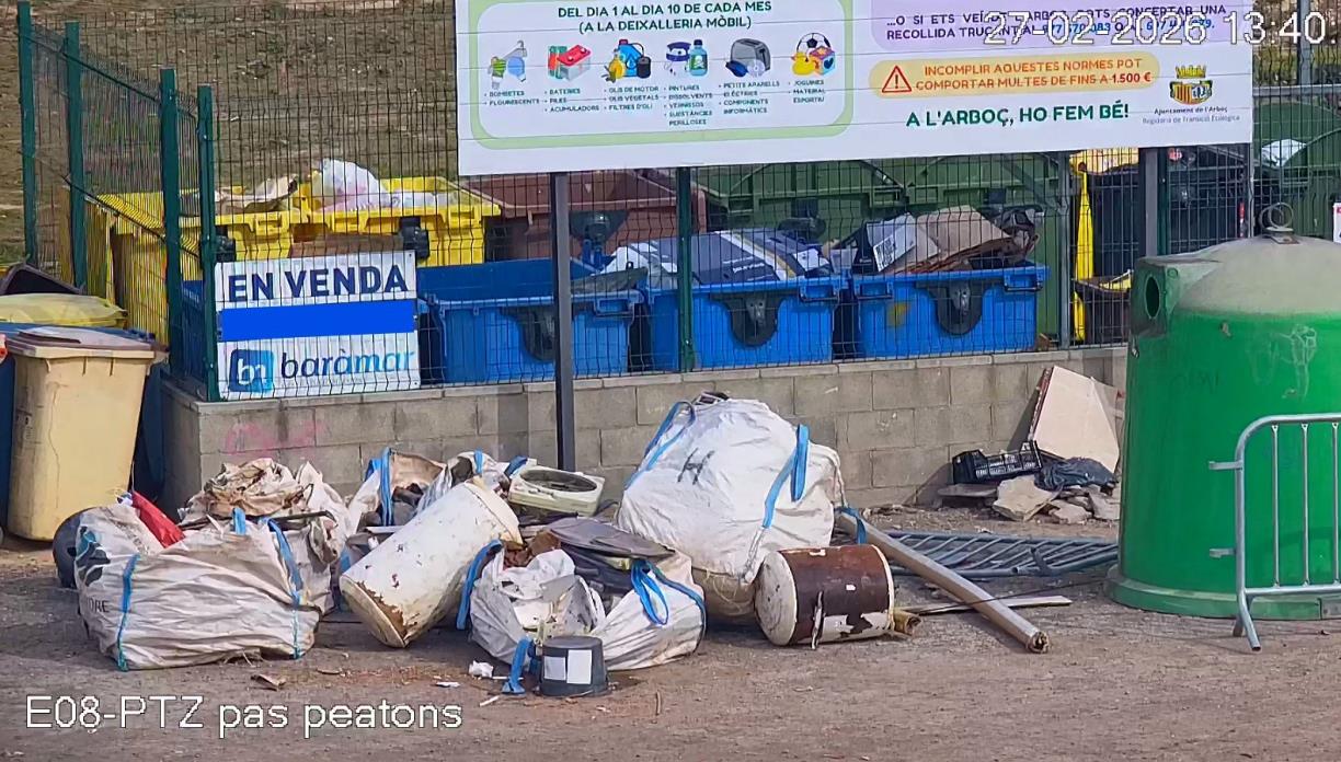 La Policia Local de l’Arboç identifica el responsable d’un abocament massiu de runa. Ajuntament de l'Arboç