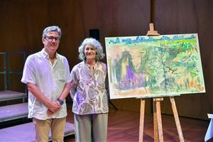 La Polifònica de Vilafranca homenatja Pau Boada amb un concert ple de música i pintura