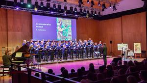 La Polifònica de Vilafranca homenatja Pau Boada amb un concert ple de música i pintura