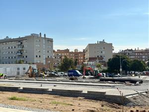 La primera fase de la urbanització de l’Eix de la Via de Vilafranca estarà acabada abans de Nadal. Ajuntament de Vilafranca