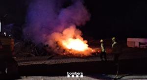 La revetlla de Sant Joan deixa 157 serveis dels Bombers a la vegueria del Penedès. Bombers