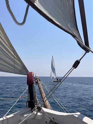 La Santa Espina de Calafell torna a navegar gràcies a un acord entre el Museu Marítim de Barcelona