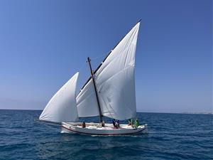La Santa Espina de Calafell torna a navegar gràcies a un acord entre el Museu Marítim de Barcelona