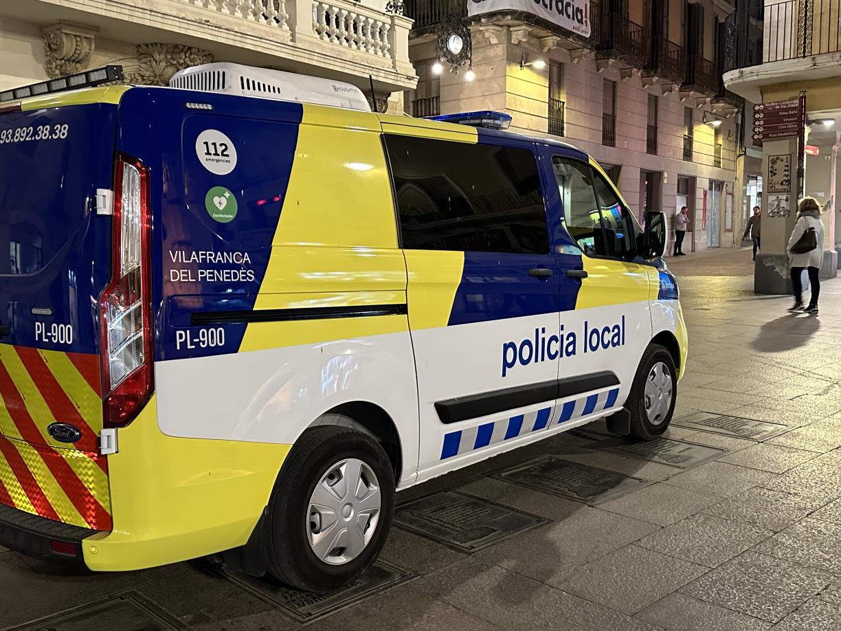 La totalitat de la plantilla de la Policia Local, amb 77 agents, estarà operativa durant la Festa Major de Vilafranca. Ajuntament de Vilafranca