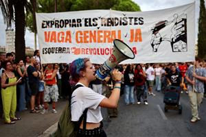 La vaga general per l’habitatge es farà l’11 de novembre: ”Lluitarem i aquesta vaga la guanyarem”. ACN