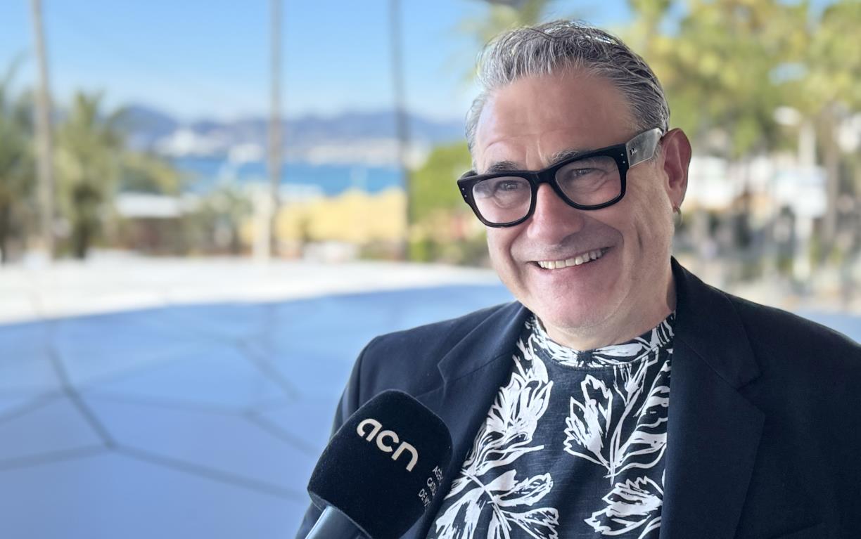 L'actor Sergi López durant una entrevista amb l'ACN . ACN