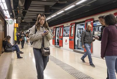 L'actualització de l'aplicació Transporta'm oferirà informació en temps real del metro i del Bicing. ACN