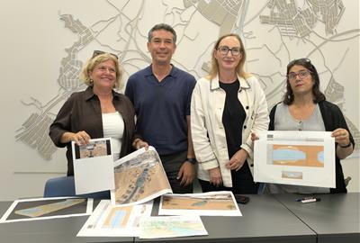 L'Ajuntament del Vendrell i els veïns acorden reobrir la bocana del Riuet de Coma-ruga. Ajuntament del Vendrell