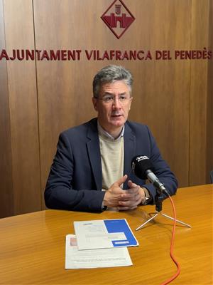 L’alcalde de Vilafranca, Francisco Romero. Ajuntament de Vilafranca