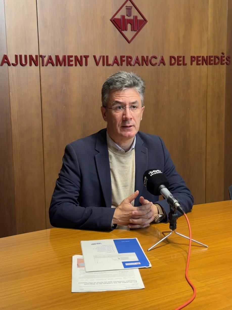 L’alcalde de Vilafranca, Francisco Romero. Ajuntament de Vilafranca