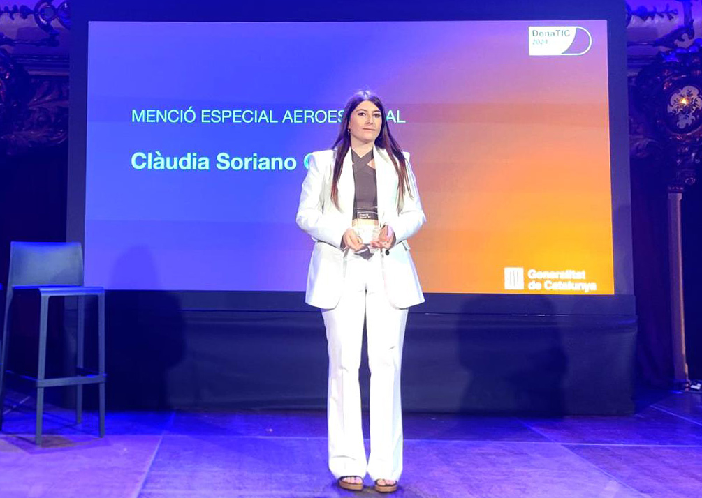 L’astrofísica vilafranquina Clàudia Soriano. Eix