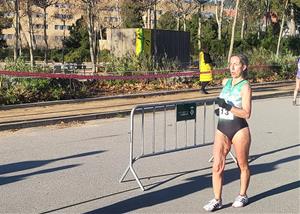 L’atleta vilafranquina Olga Cabrera. Eix