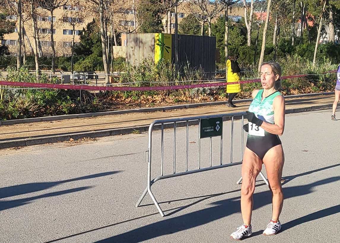 L’atleta vilafranquina Olga Cabrera. Eix