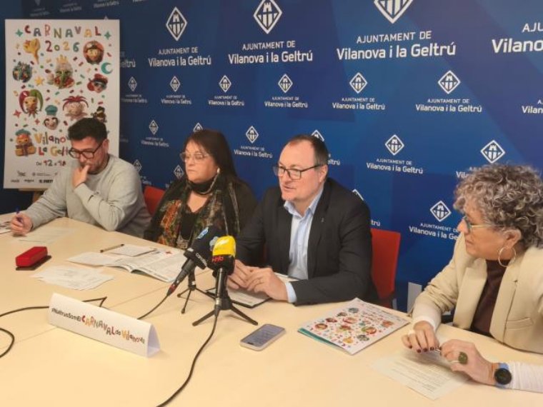 Les Comparses de Vilanova superaran per primer cop les 11.000 parelles en un Carnaval amb triple commemoració. Ajuntament de Vilanova