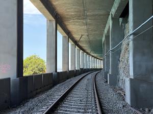 Les obres als túnels del Garraf finalitzaran el 8 de juny i el servei ferroviari es restablirà “en pocs dies”