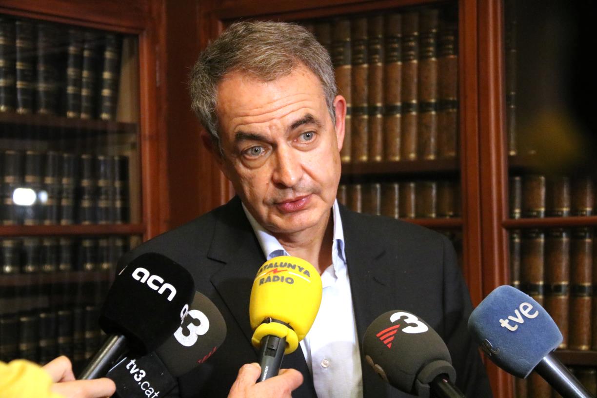 L'expresident espanyol José Luis Rodríguez Zapatero. ACN / Bernat Vilaró
