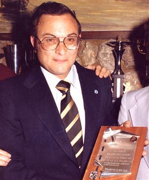 Lluís Pascual. Primer President de la Unió Ciclista Vilanova (1978). Eix