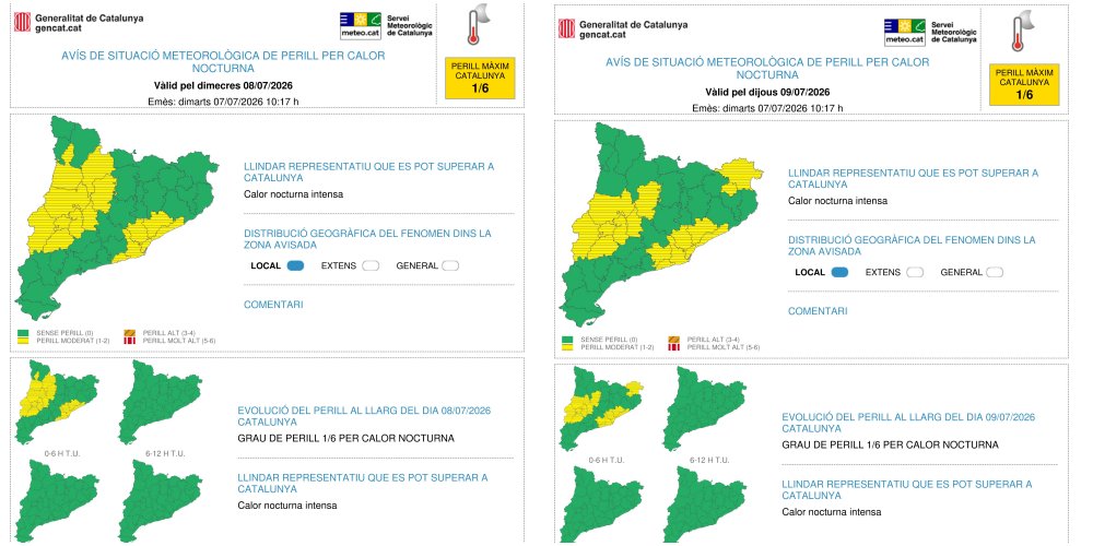 L’onada de calor s’allargarà almenys deu dies i Protecció Civil demana extremar les precaucions. EIX