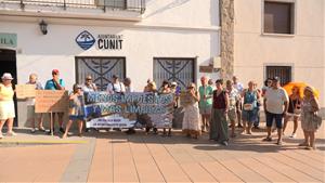 Manifestació dijous a la tarda a les portes de l’Ajuntament de Cunit. Eix