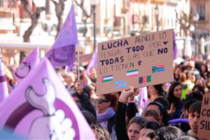 Manifestació feminista del 8-M . ACN / Ariadna Escoda
