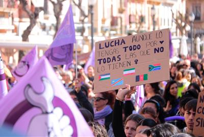 Manifestació feminista del 8-M . ACN / Ariadna Escoda