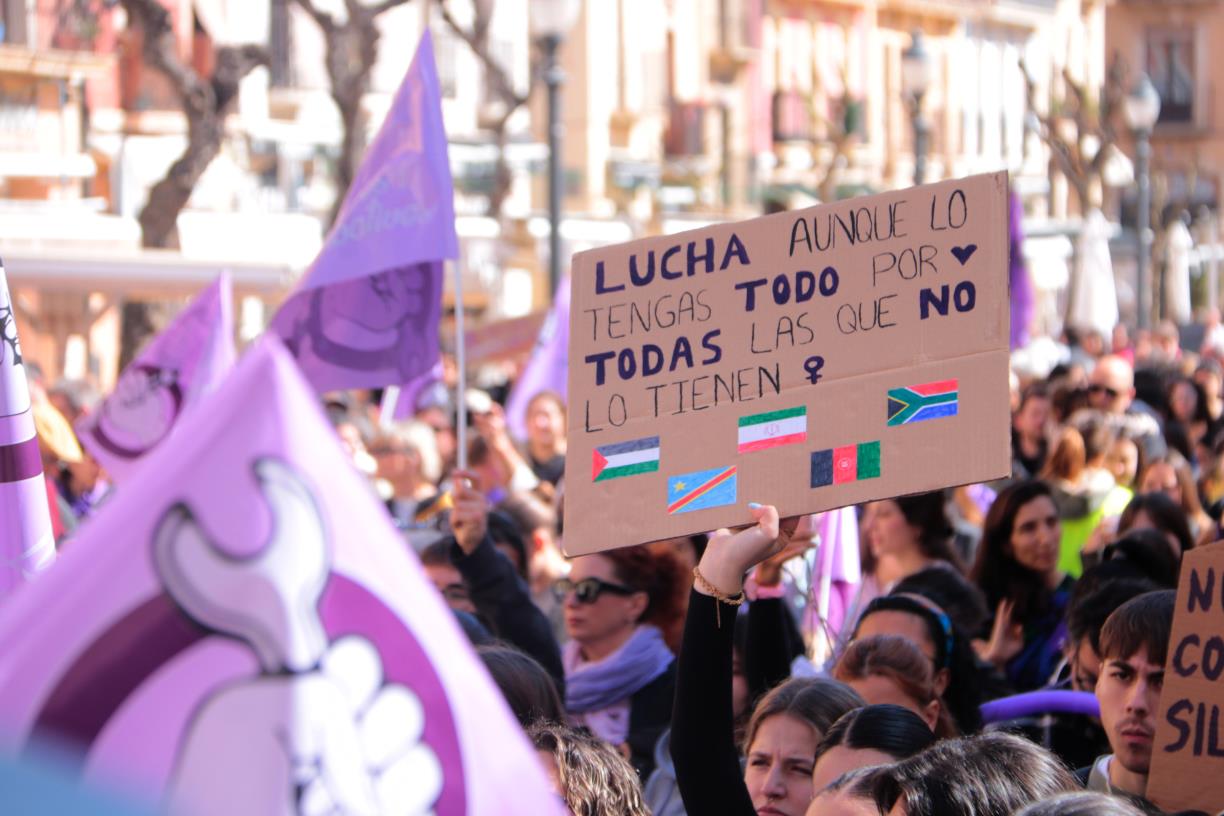 Manifestació feminista del 8-M . ACN / Ariadna Escoda