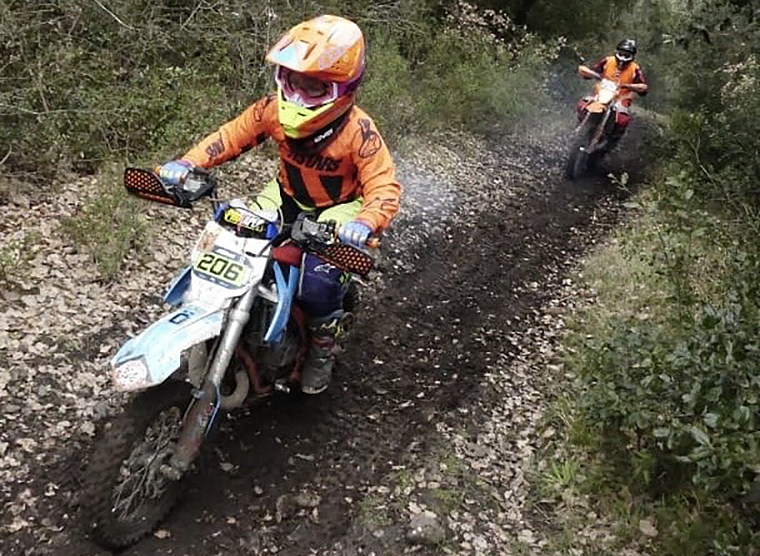 Mateo Muñoz-Reja a l’Enduret de Maçanet de la Selva. Eix