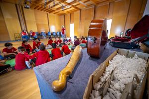 Més de 350 alumnes participen al projecte educatiu “Teixint Músiques” del Museu Pau Casals. Museu Pau Casals