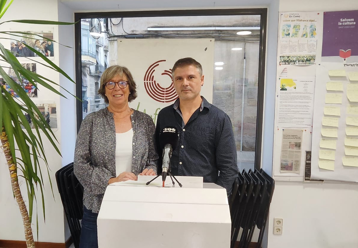 Montse Romagosa i David Espinola. Eix