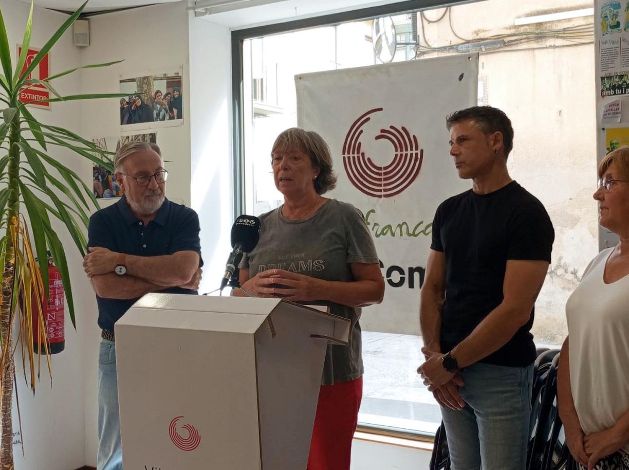 Montse Romagosa repetirà com a cap de llista de Vilafranca en Comú a les municipals del 2027. Vilafranca en comú