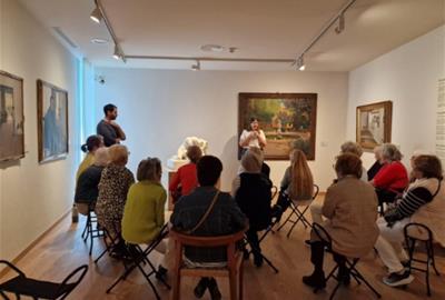 Museus de Sitges i el CAP impulsen un projecte pioner per combatre la solitud de les persones grans a través de l’art. Museus de Sitges