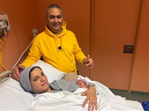 Nadir, el primer nadó de l’any al Penedès, neix a l’Hospital del Vendrell. Generalitat de Catalunya